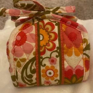 Vera Bradley roll up  jewelry case